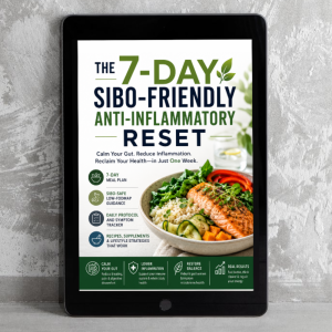 The 7-Day SIBO-Friendly Anti-Inflammatory Reset — Digital PDF Ebook | Meal Plan, Recipes & Gut Reset Protocol for Bloating & Digestive Wellness | by Wellstyle Co